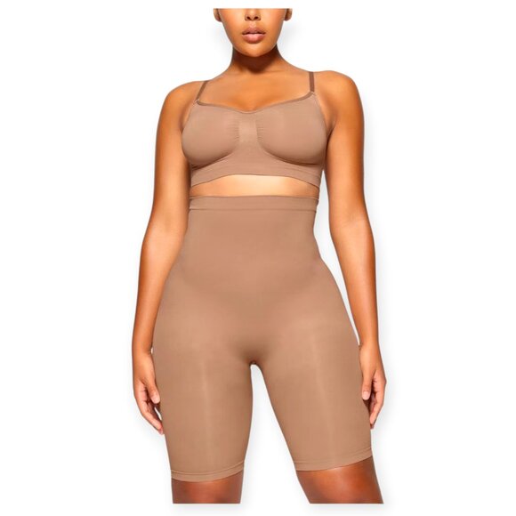 Skims High-Waisted Shapewear Shorts in Sienna size XL New In Box - Picture 11 of 11